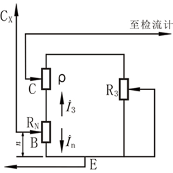QS1电桥接入分流电阻测量原理图