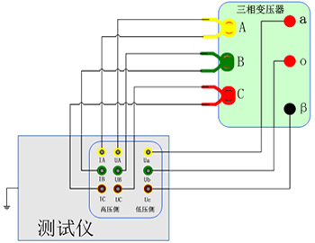 特种变比测试仪测试斯科特变压器变比接线