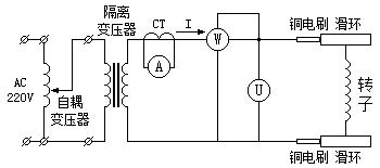 转子交流阻抗测量接线图